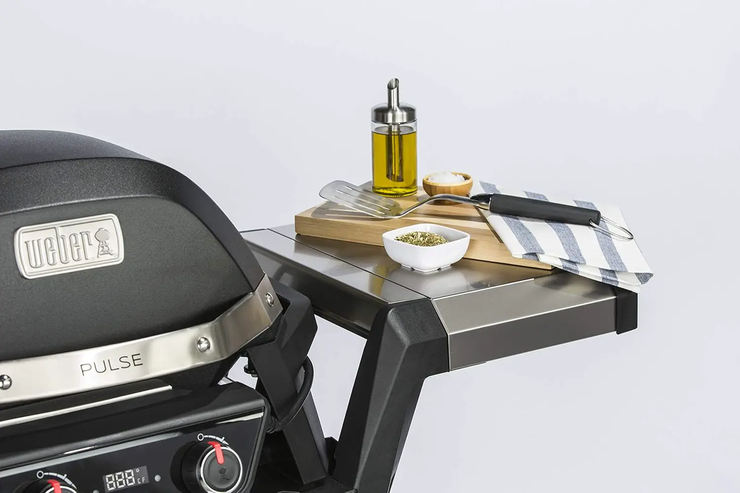 Barbecue weber en métal noir vue 5