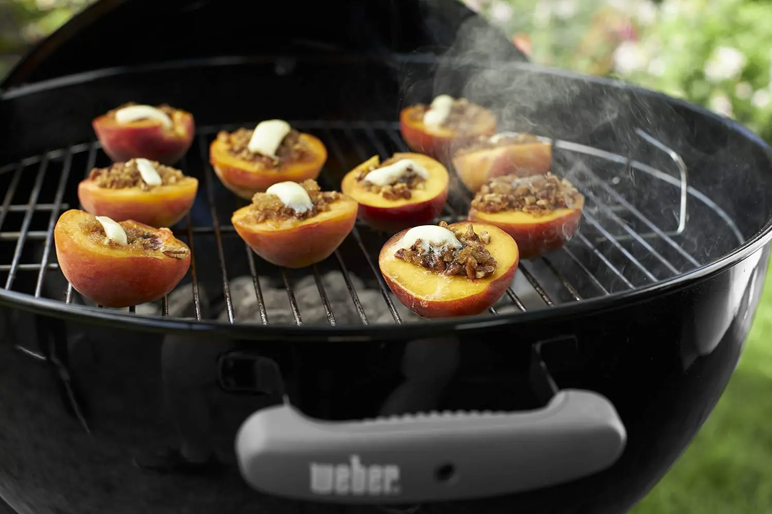 Barbecue weber en métal vue 9