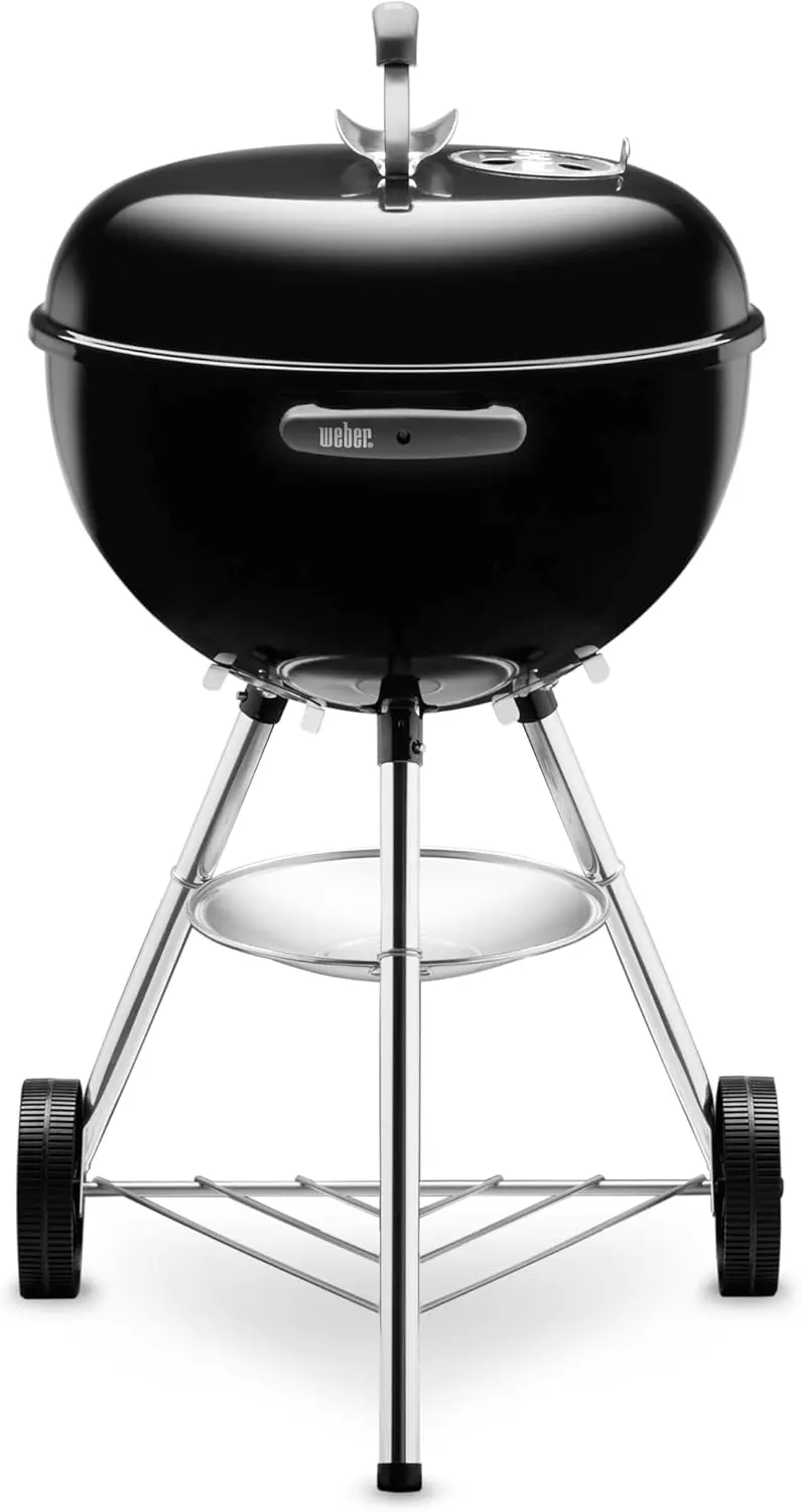 Barbecue weber en métal noir vue 2