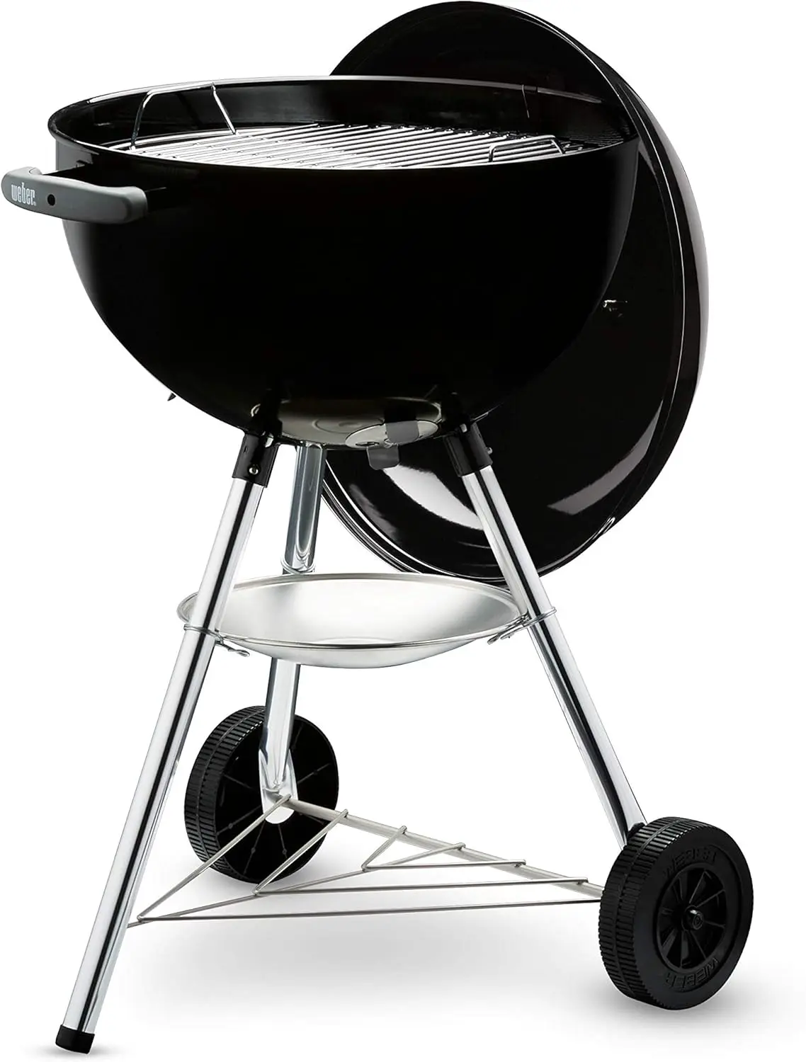 Barbecue weber en métal noir vue 3