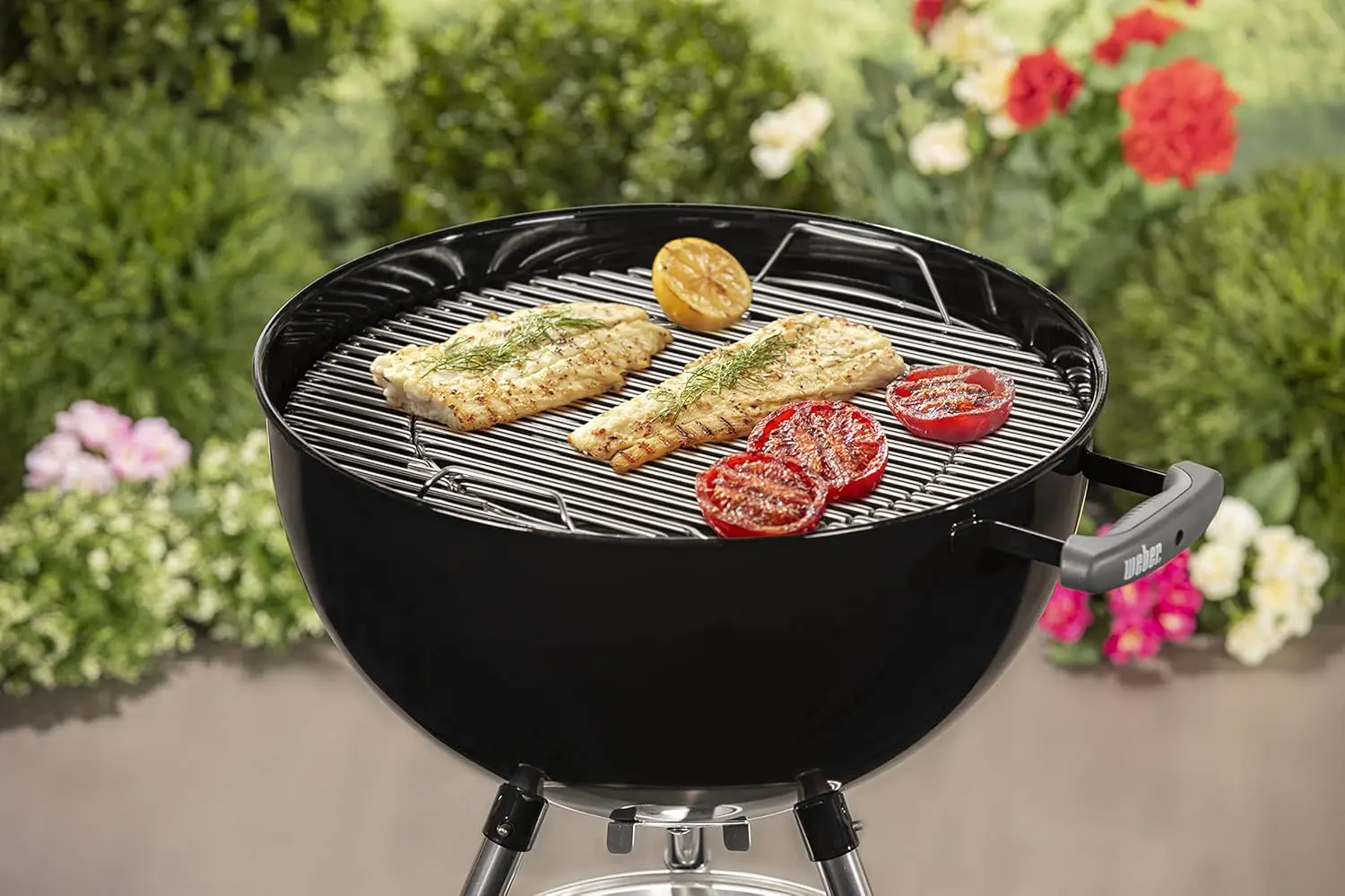 Barbecue weber en métal noir vue 8