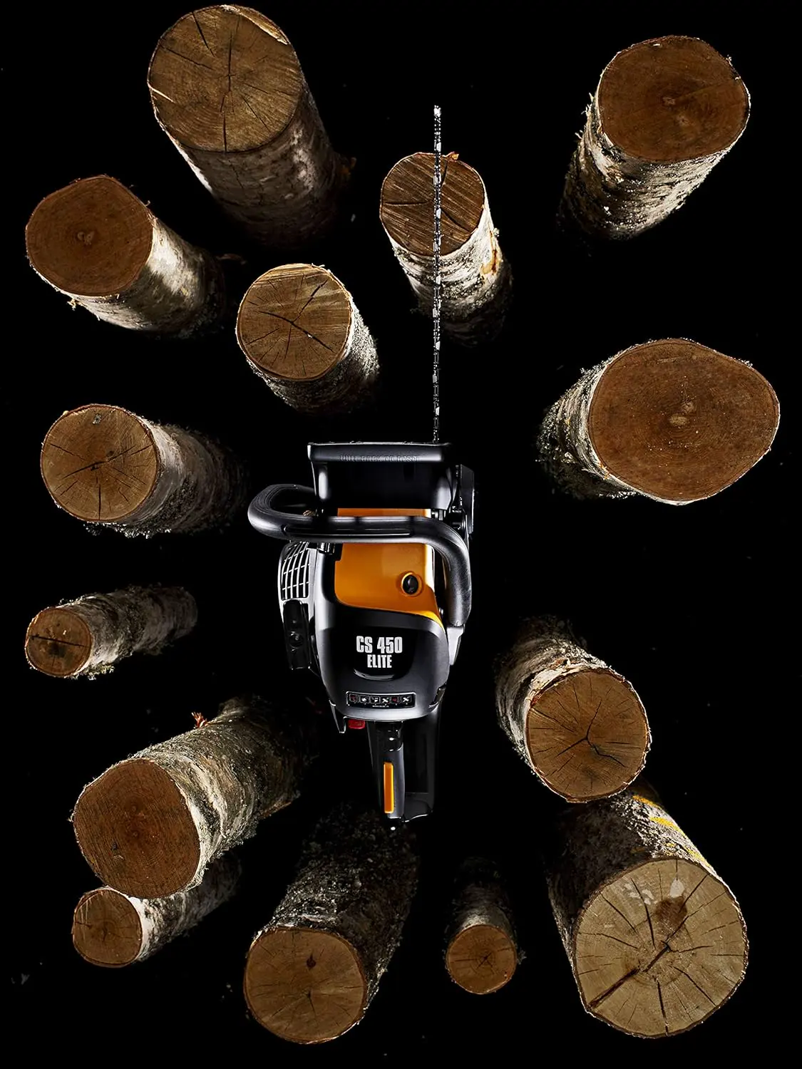 Tronçonneuse thermique en bois vue 5