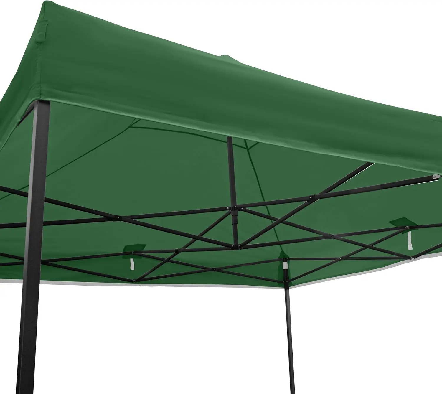 Tonnelle en métal vert 9 m² vue 5