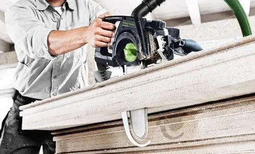 Tronçonneuse électrique en aluminium vert vue 3