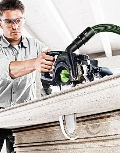 Tronçonneuse électrique en aluminium vert vue 4