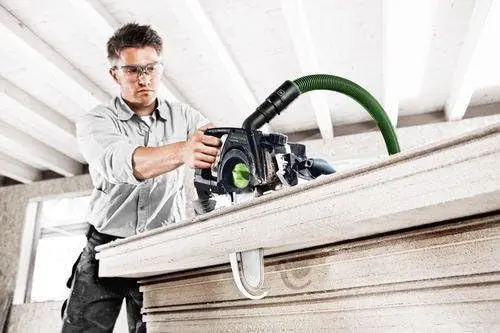 Tronçonneuse électrique en aluminium vert vue 9