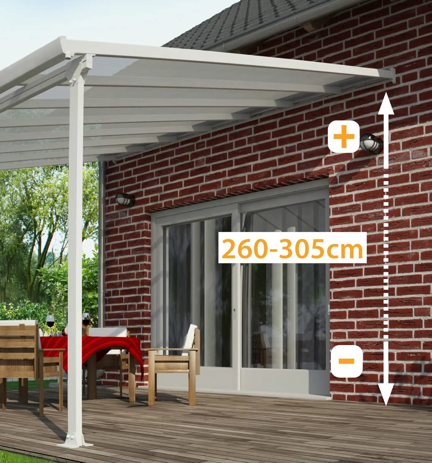 Pergola en aluminium vue 3