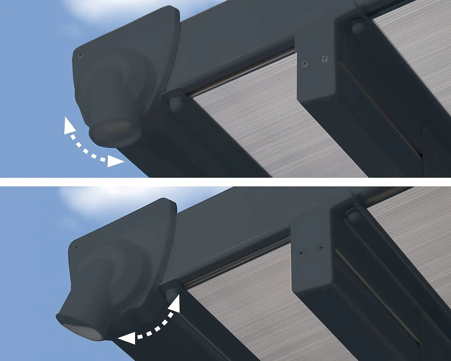 Pergola en aluminium vue 6