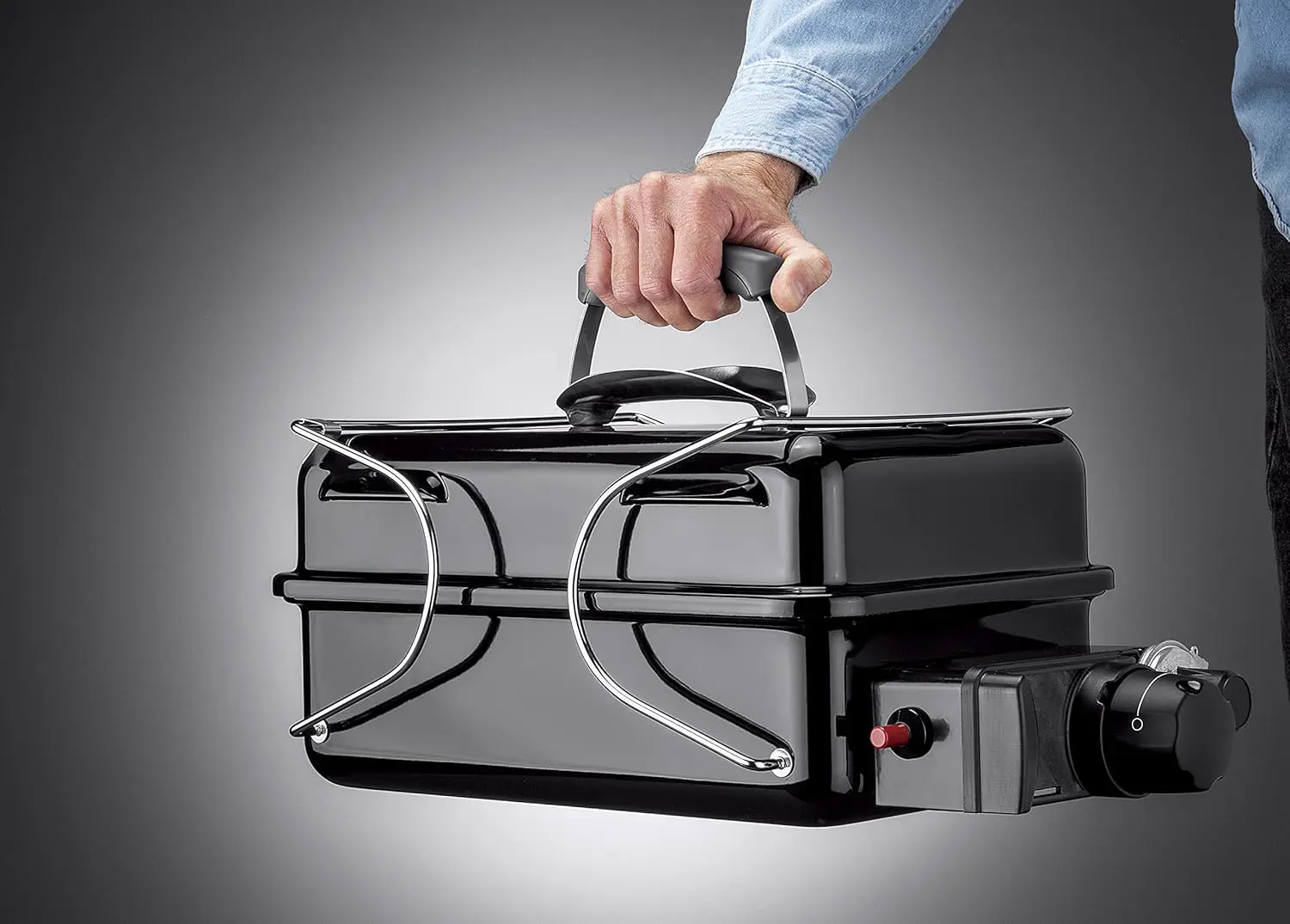 Barbecue weber 4 places en métal noir 42 m² vue 19