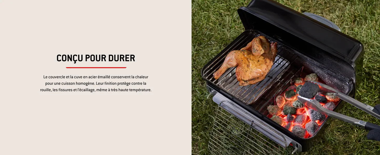 Barbecue weber 4 places en métal noir 42 m² — contenu détaillé 4