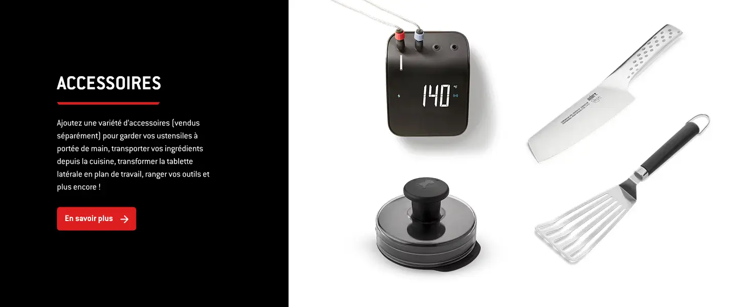 Barbecue weber en métal noir 43 m² — contenu détaillé 13