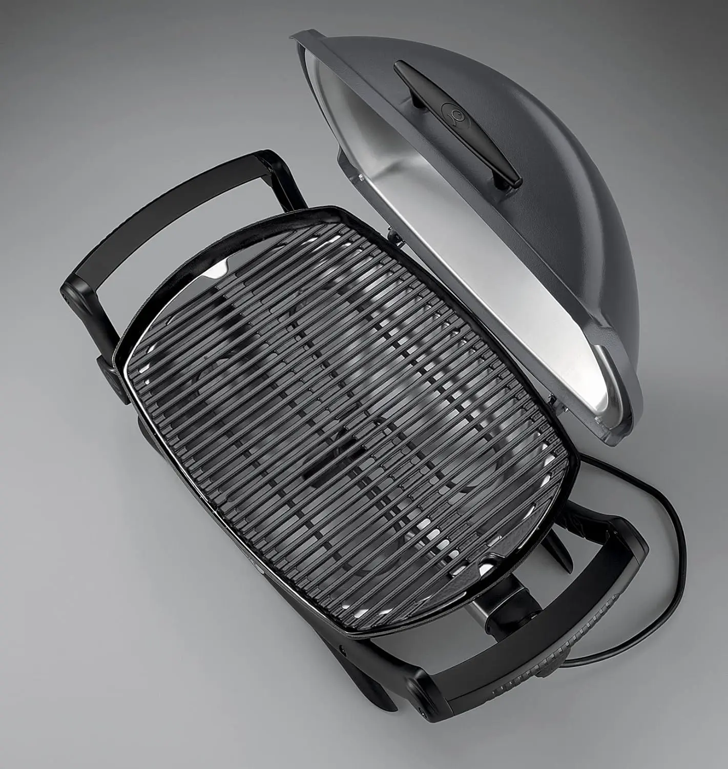 Barbecue weber en métal gris vue 3