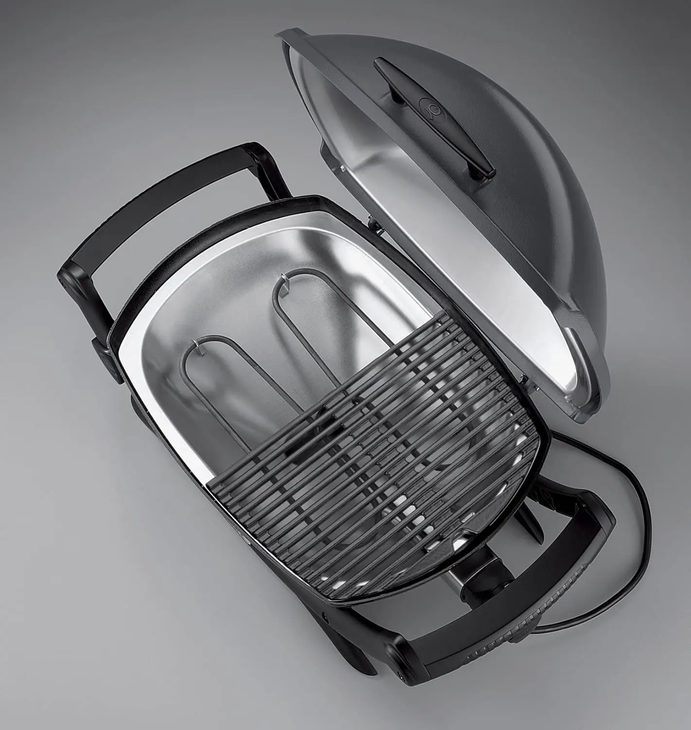 Barbecue weber en métal gris vue 4