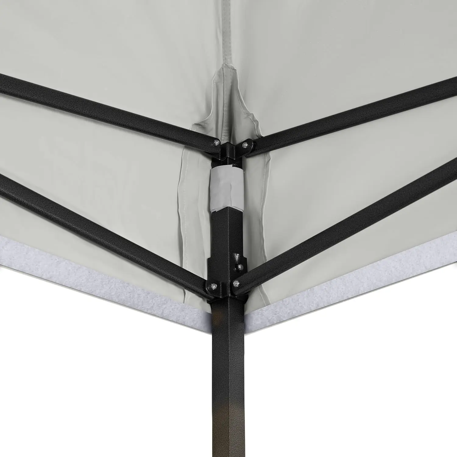 Tonnelle en métal blanc 3x3 m vue 7