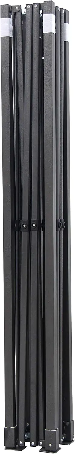 Tonnelle en métal noir 3x3 m vue 9