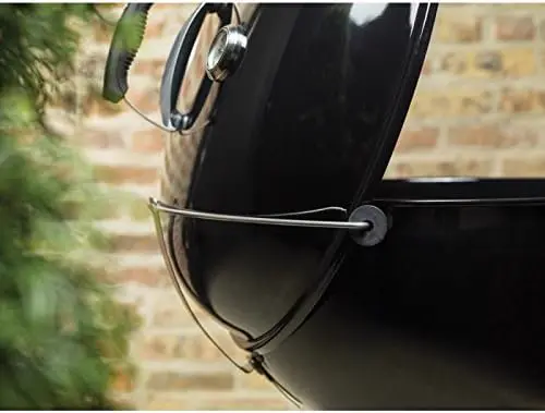 Barbecue weber en bois noir vue 6