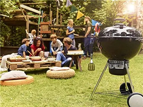 Barbecue weber en bois noir vue 7