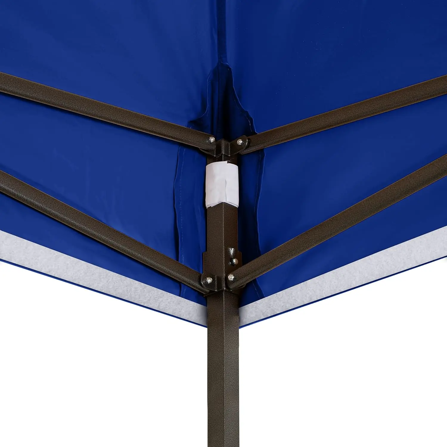Tonnelle en métal bleu 3x3 m vue 4