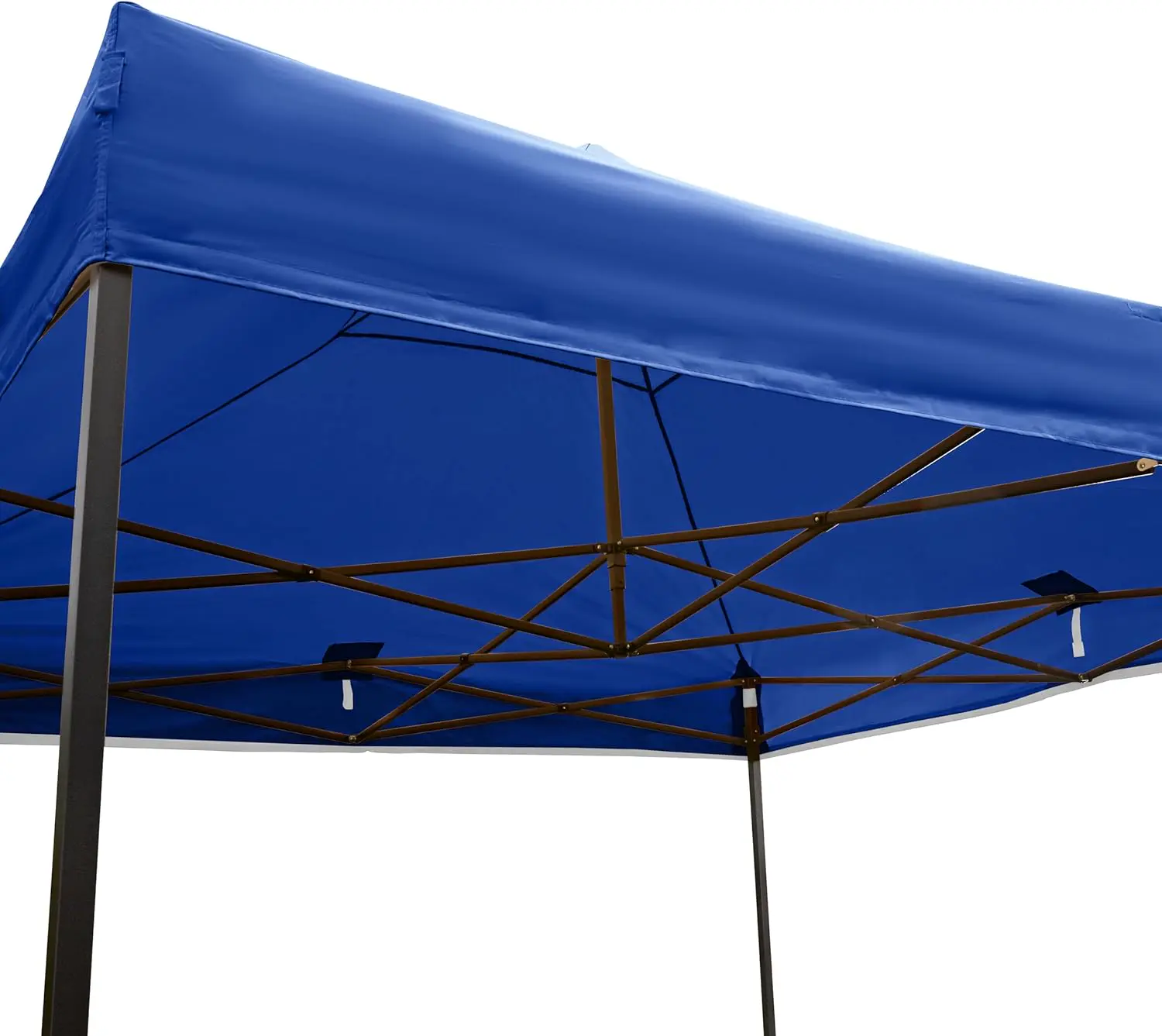 Tonnelle en métal bleu 3x3 m vue 6