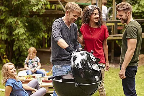 Barbecue weber en aluminium gris vue 4