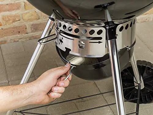 Barbecue weber en aluminium gris vue 6