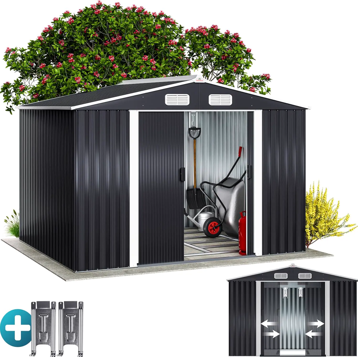Abri de jardin bois 5 m²