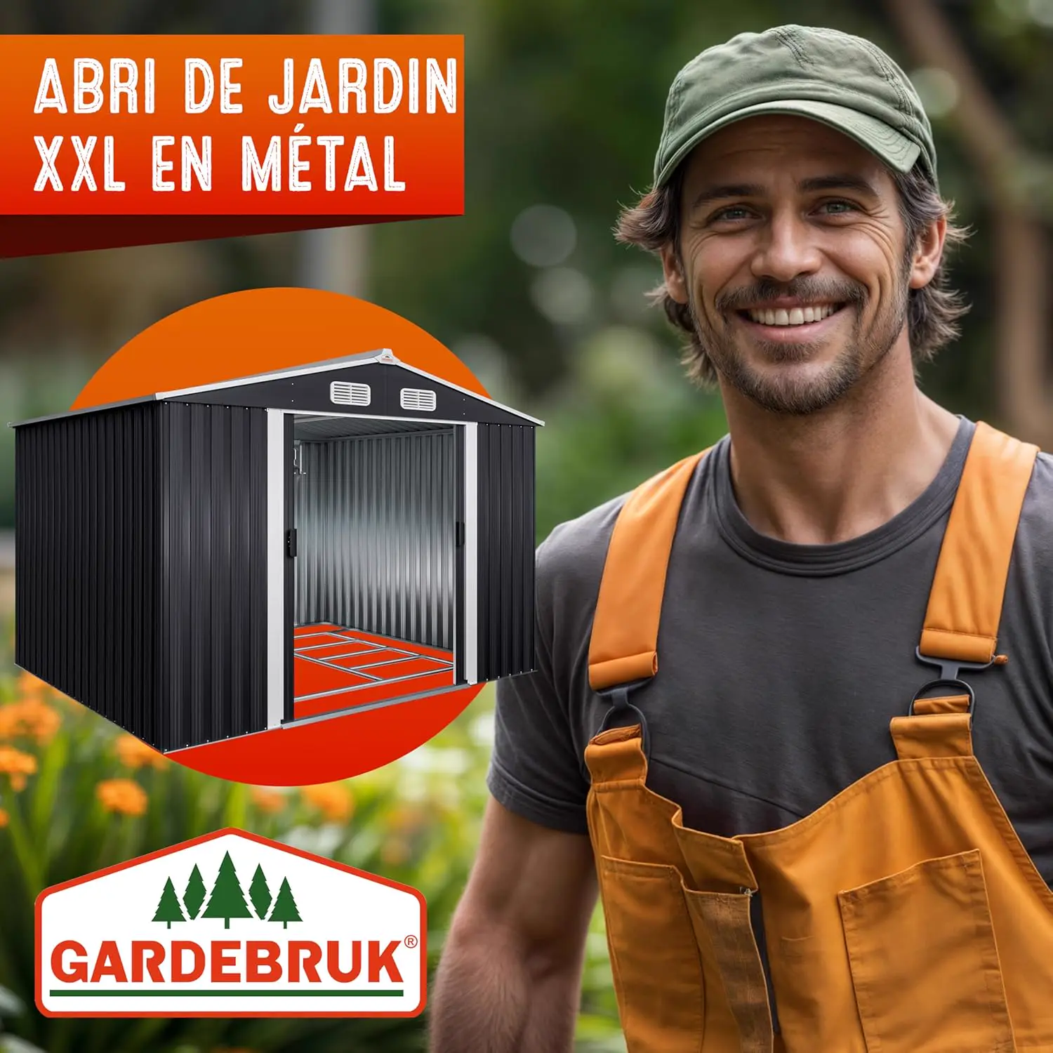 Abri de jardin en métal en métal 3 m² vue 7