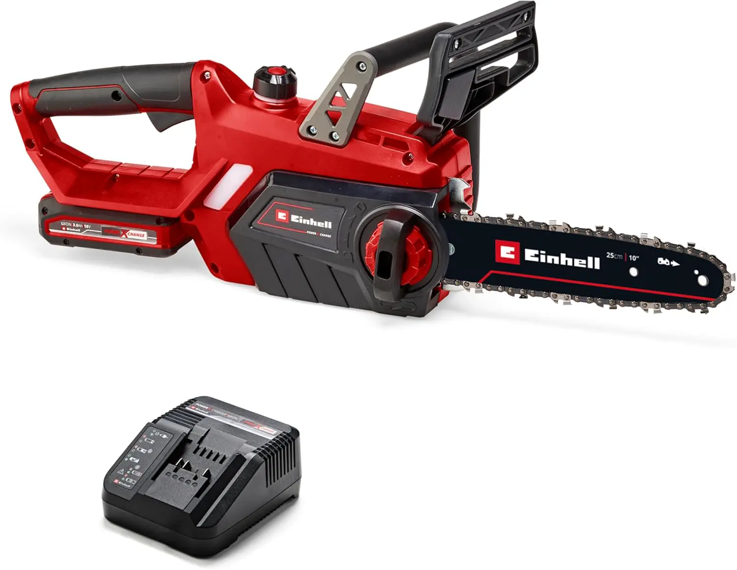 Einhell Tronçonneuse sans fil GE-LC 18/25-1 Li Kit PXC