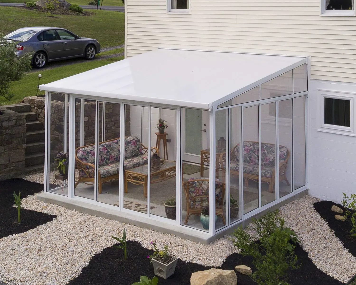 Pergola en aluminium 16,7 m² vue 3