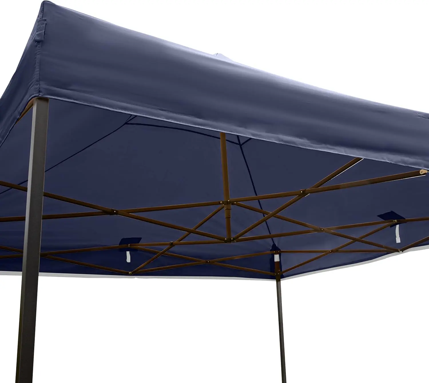 Tonnelle en métal bleu 3x3 m vue 4
