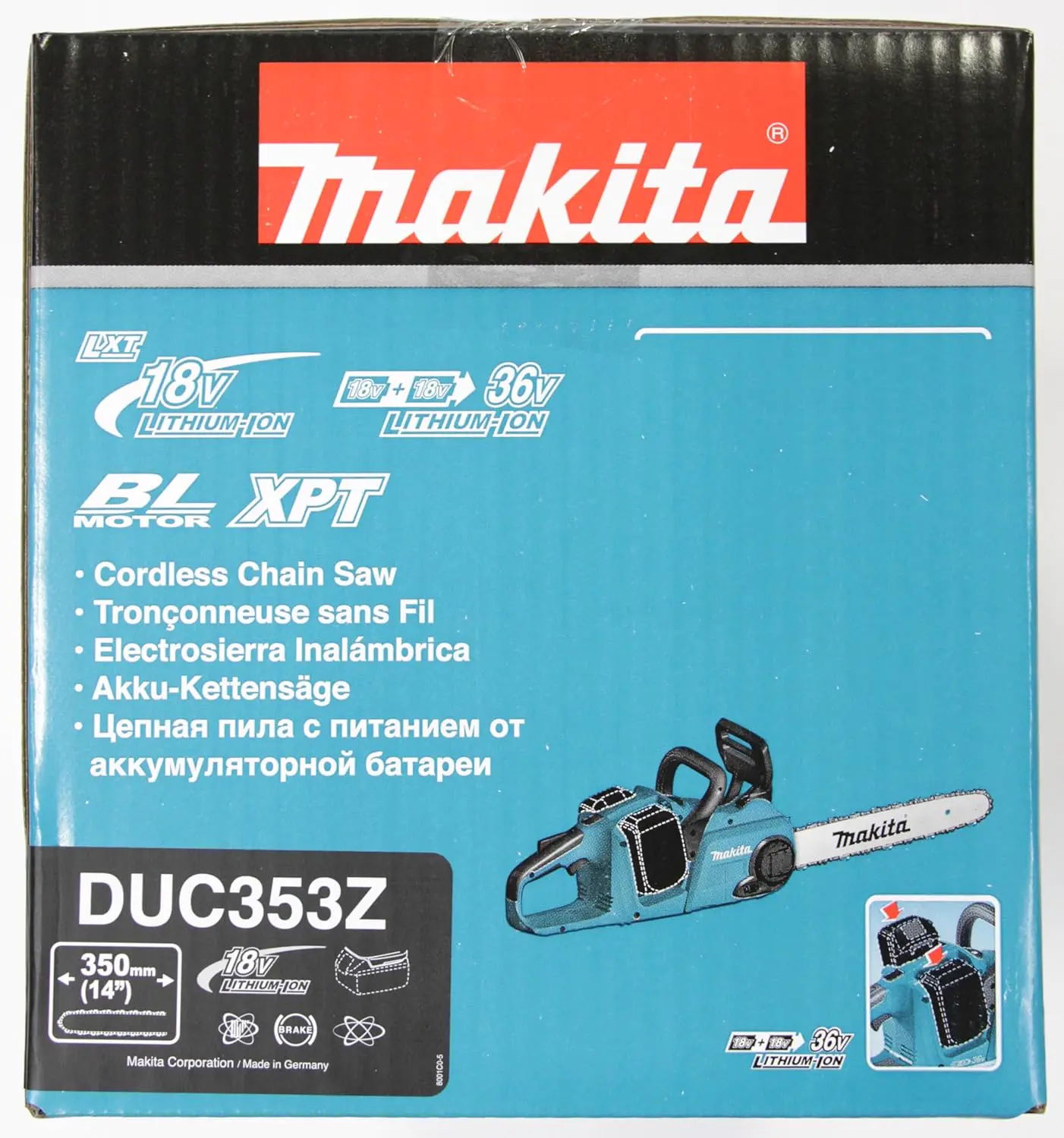 Tronçonneuse à batterie TRONÇONNEUSE MAKITA 36 V => 2 X 18 V L… vue 21