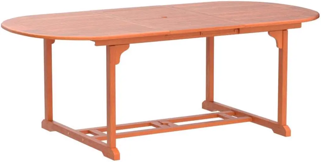 Table de jardin 8 places en bois vue 5
