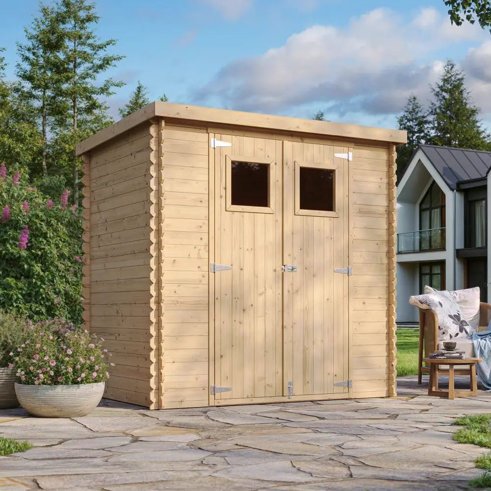 Abri de jardin bois 2.22 m² timbela