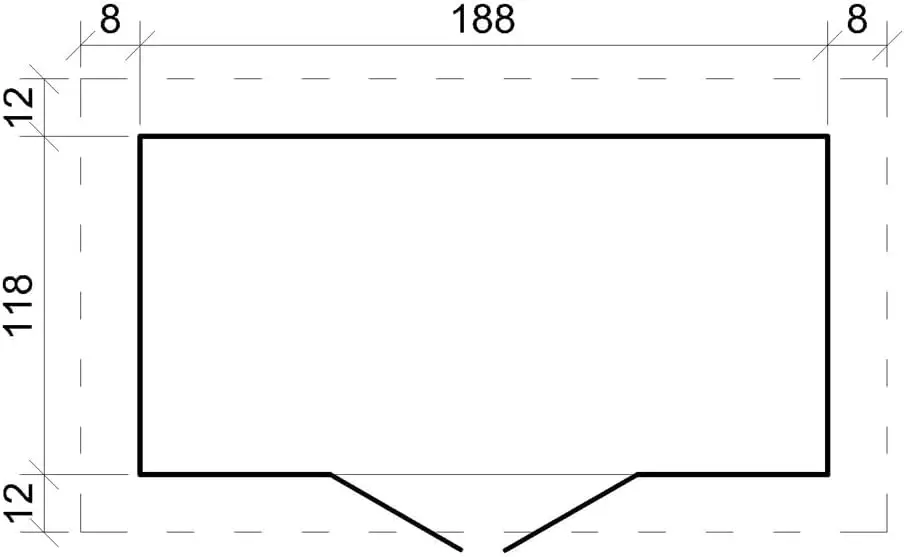 Abri de jardin en bois en bois 3 m² vue 6