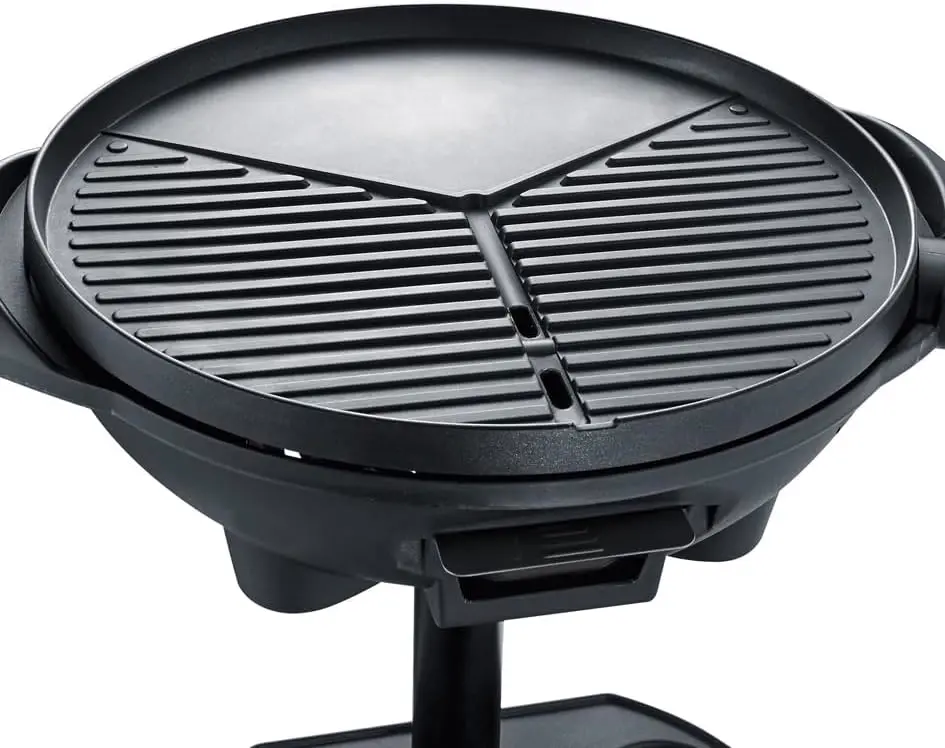 Barbecue électrique en aluminium noir 41 m² vue 5