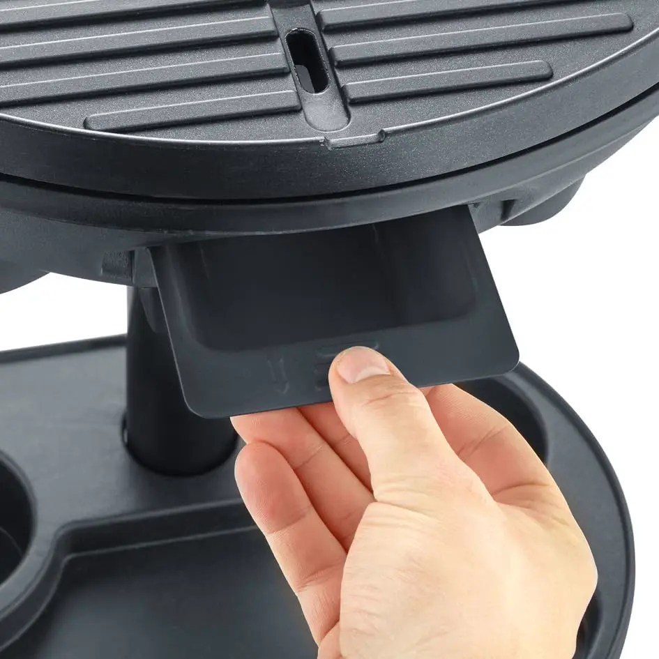 Barbecue électrique en aluminium noir 41 m² vue 7