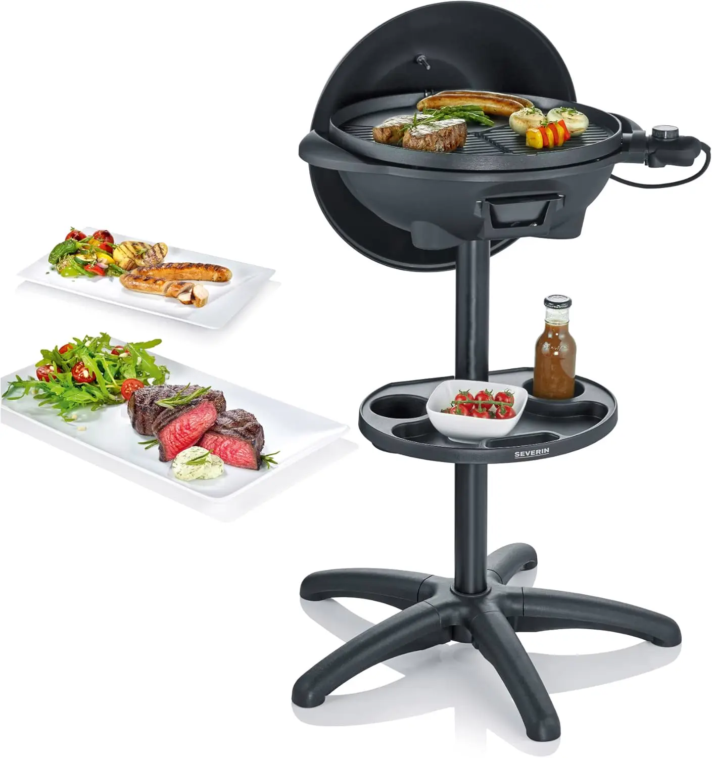 Barbecue électrique en aluminium noir 41 m² vue 11