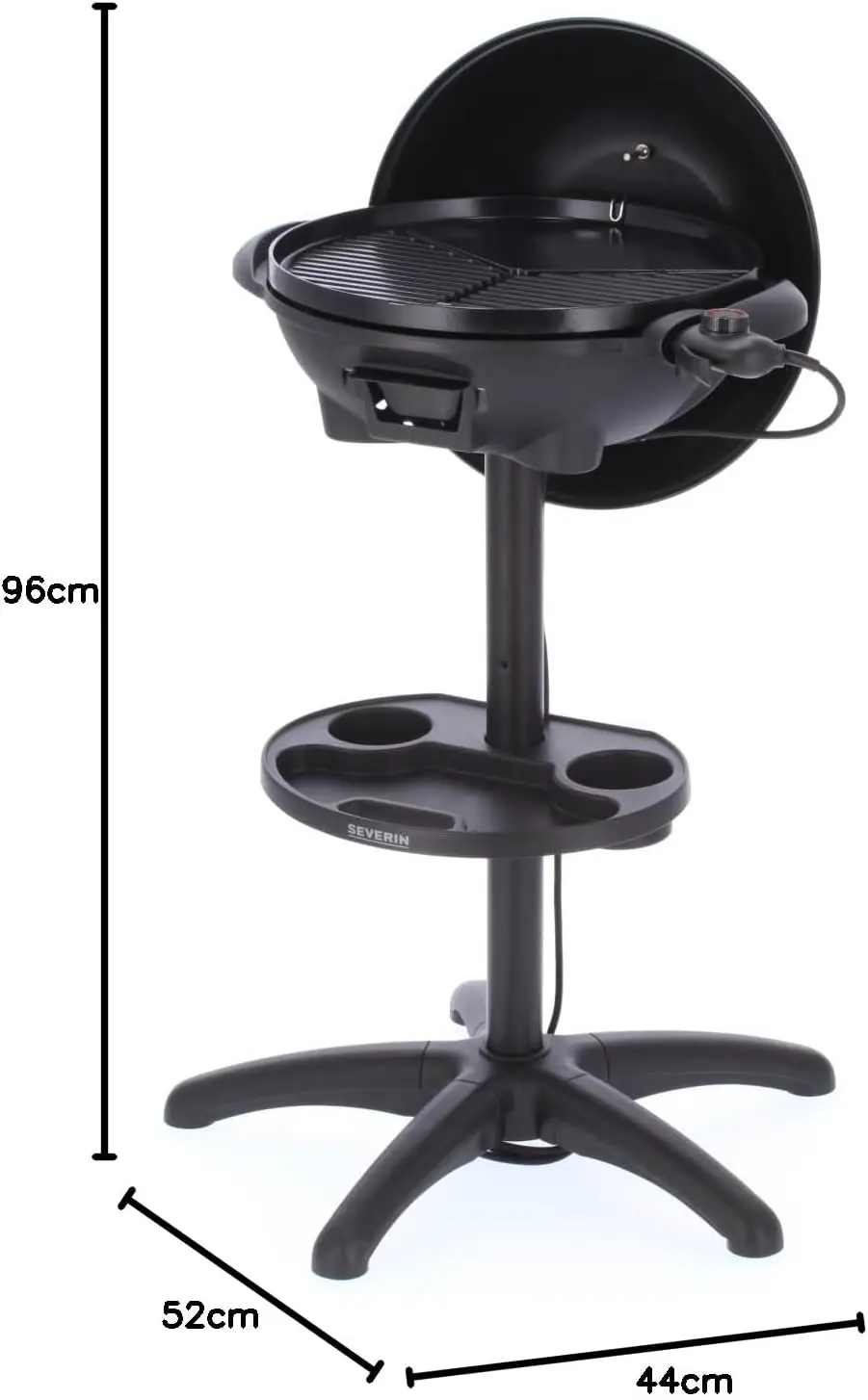 Barbecue électrique en aluminium noir 41 m² vue 12