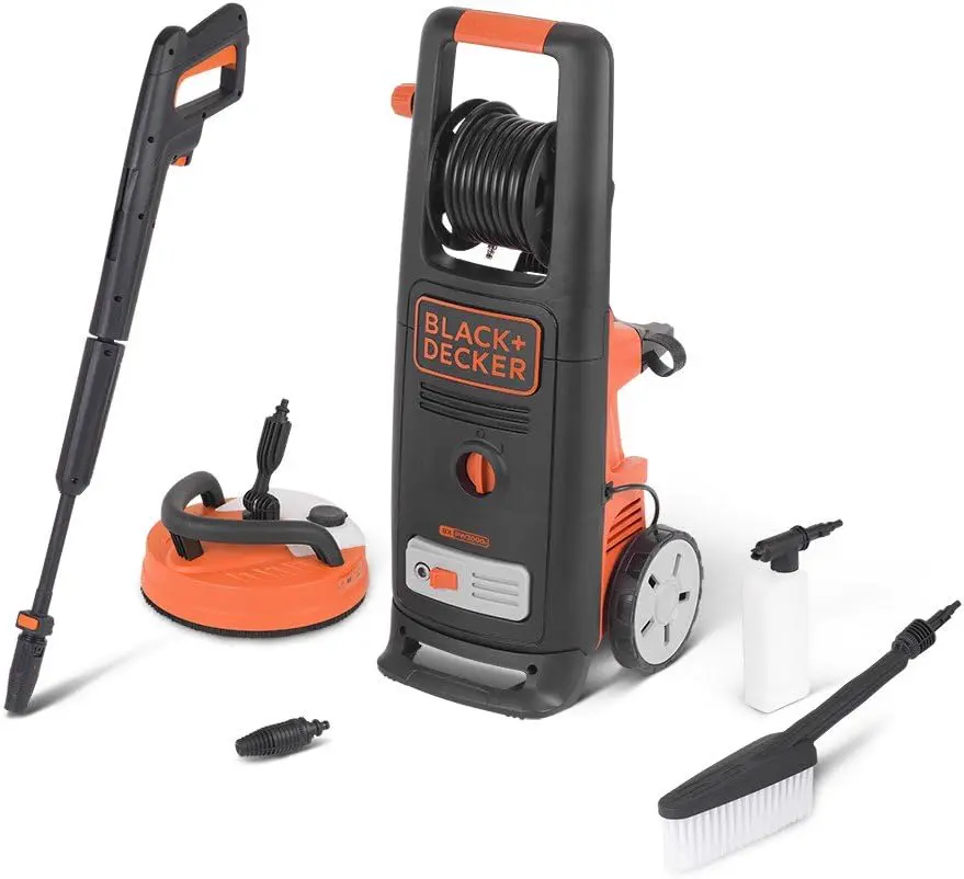 Black+Decker Nettoyeur Haute Pression BXPW2000PE avec Patio Cleaner