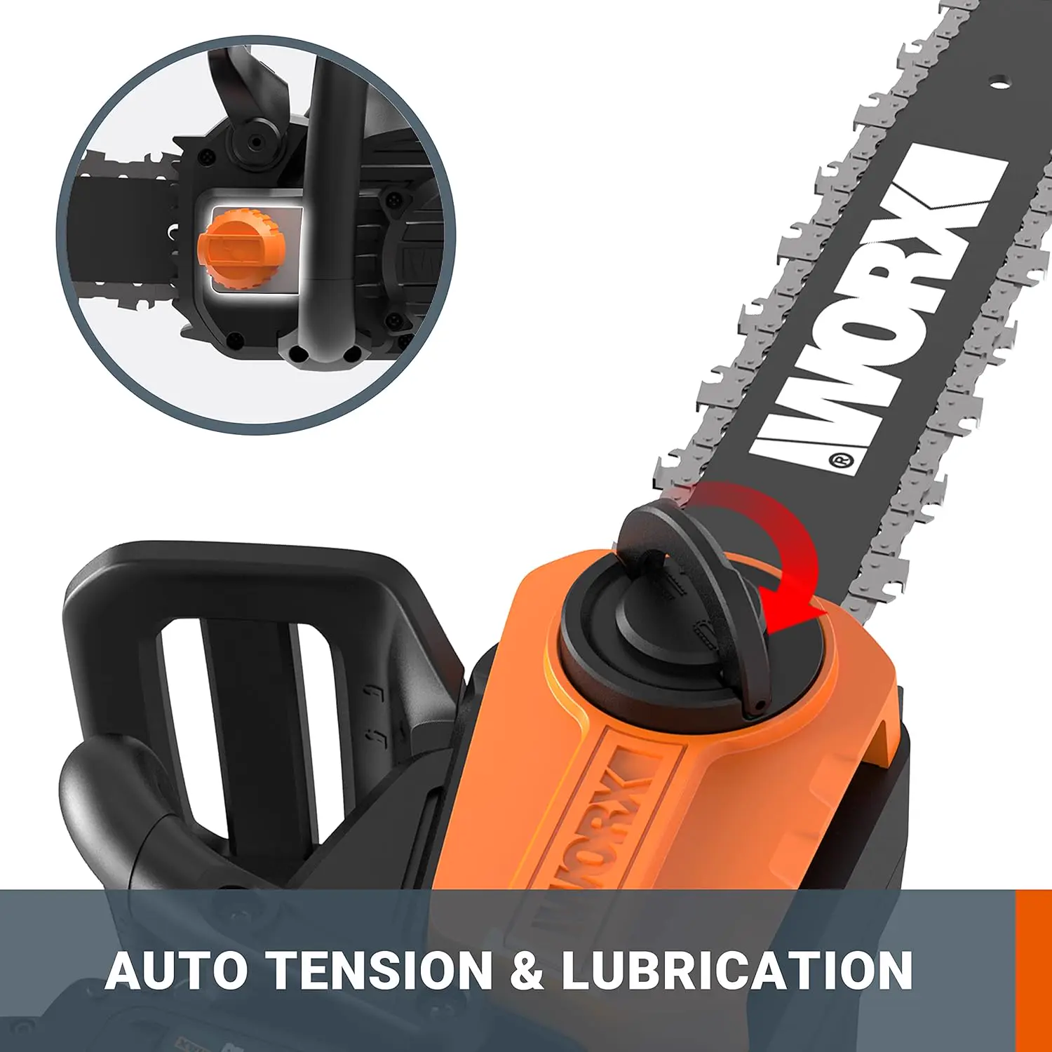 Tronçonneuse à batterie WORX - Tronçonneuse sans fil 40V vue 4