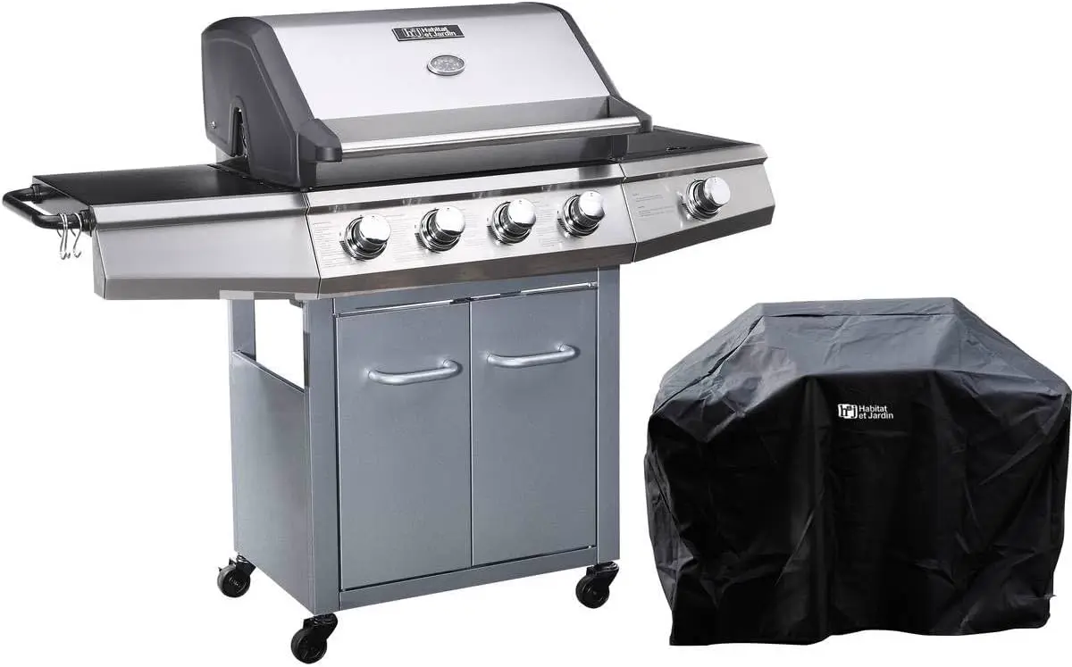Habitat et Jardin Barbecue gaz avec LED Bingo 5