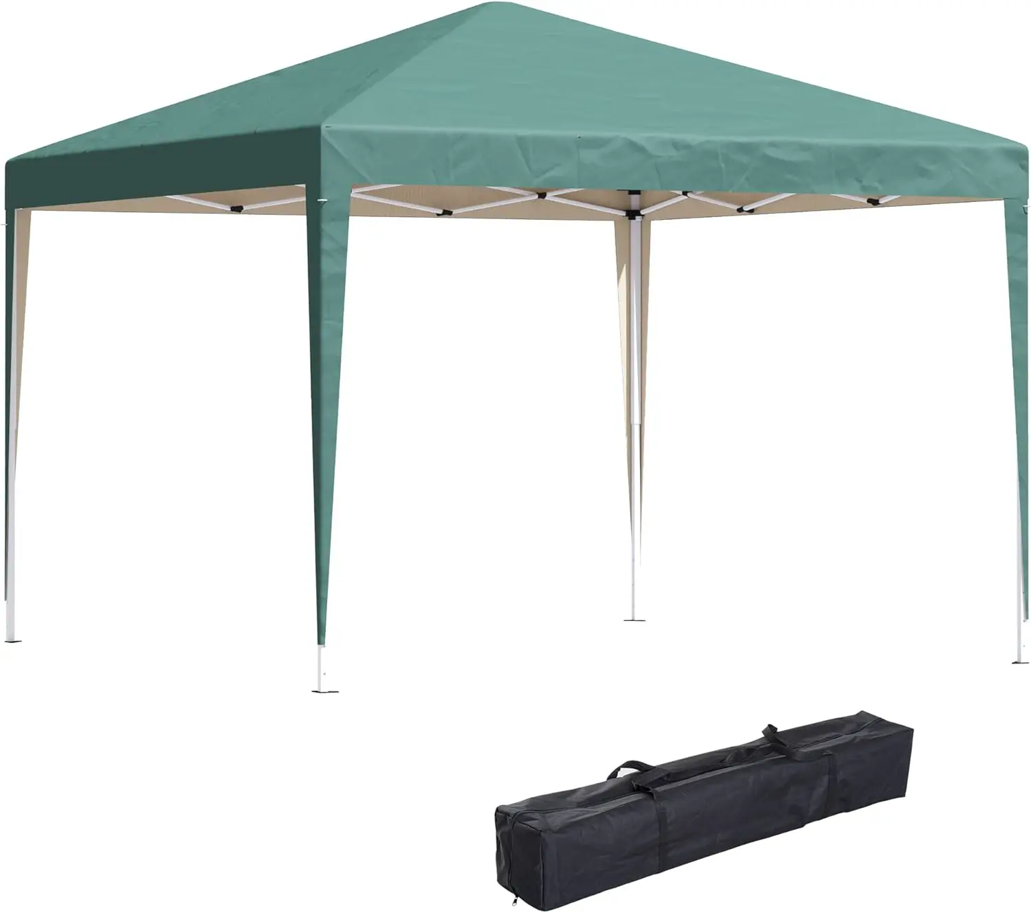 Outsunny Tonnelle de Jardin extérieur 3x3m Tonnelle Pliante Pop up