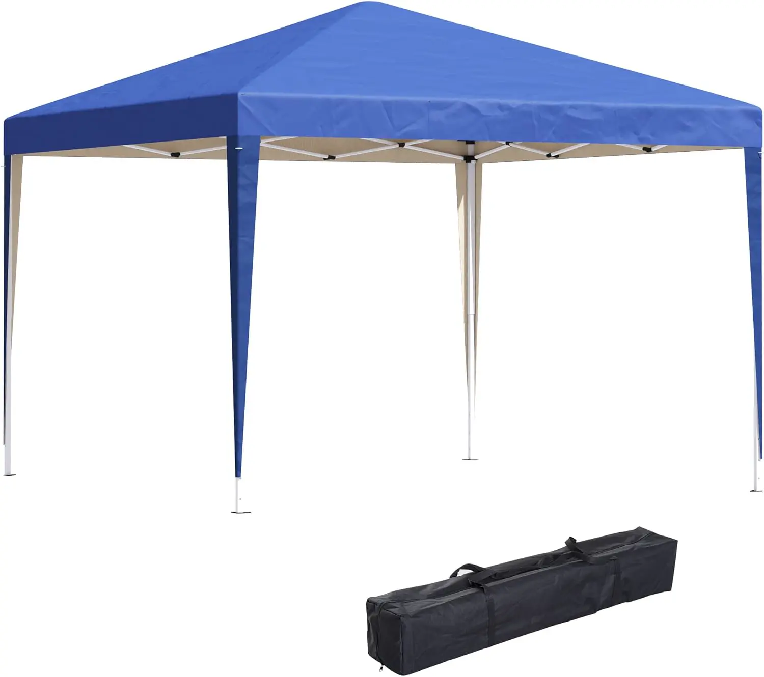 Outsunny Tonnelle de Jardin extérieur 3x3m Tonnelle Pliante Pop up