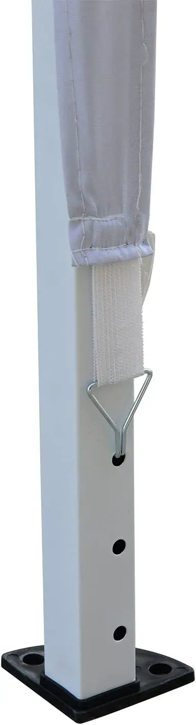 Tonnelle en métal blanc 3x3 m vue 8