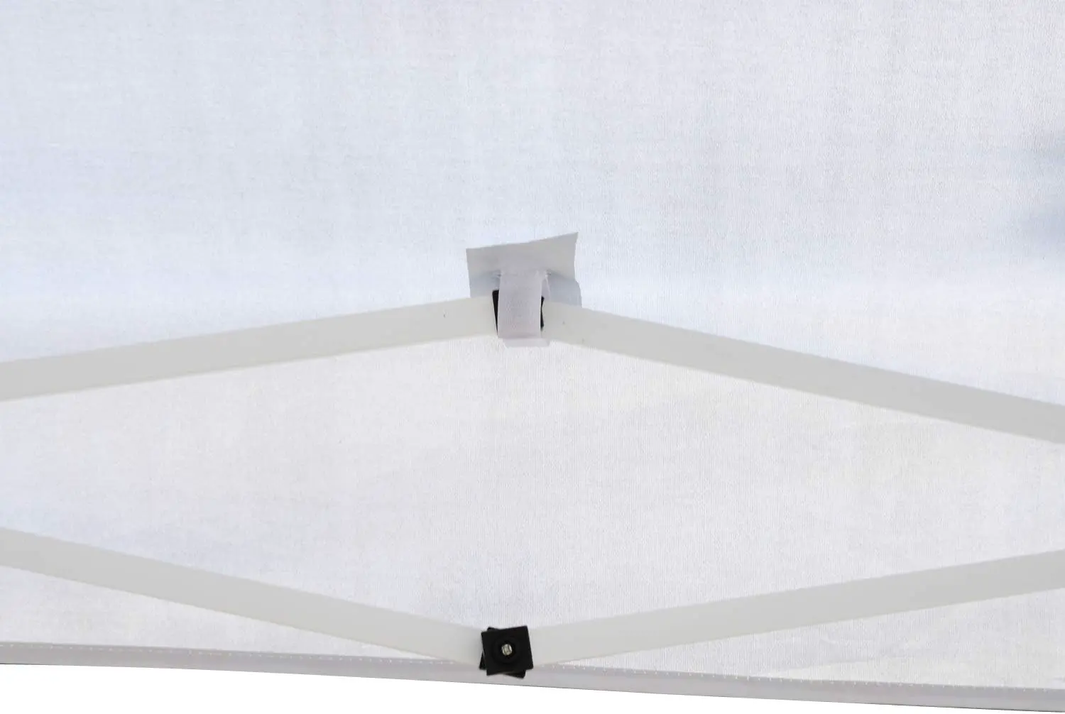 Tonnelle en métal blanc 3x3 m vue 9