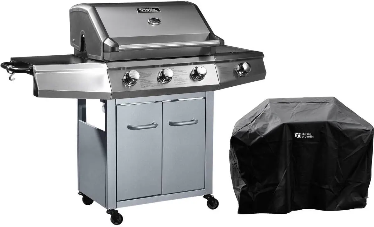 Barbecue Gaz Bingo 4" - 4 brûleurs Dont 1 latéral