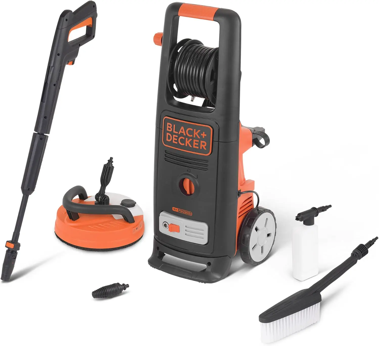 Black+Decker Nettoyeur Haute Pression BXPW2200PE avec Patio Cleaner