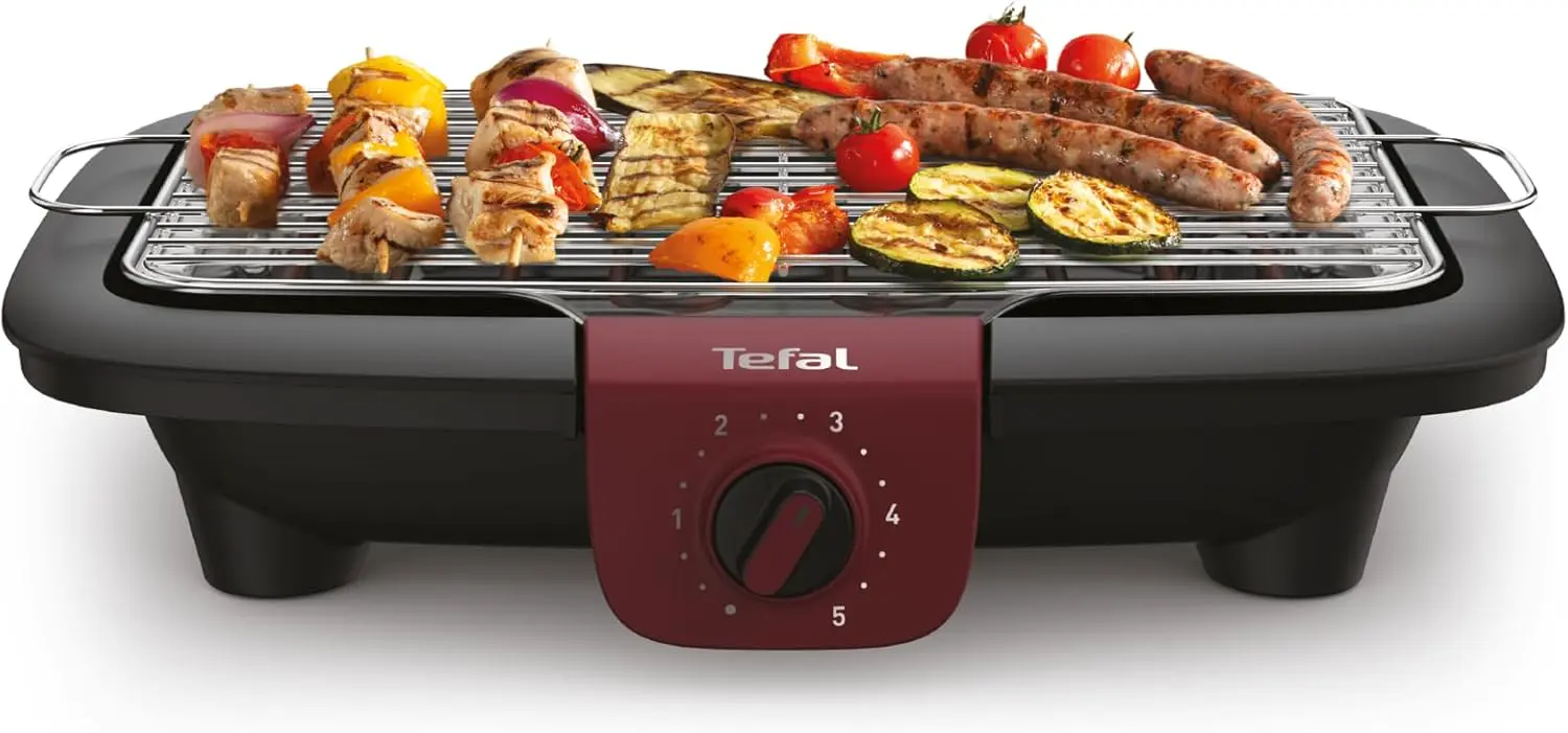 Barbecue électrique en aluminium noir vue 4