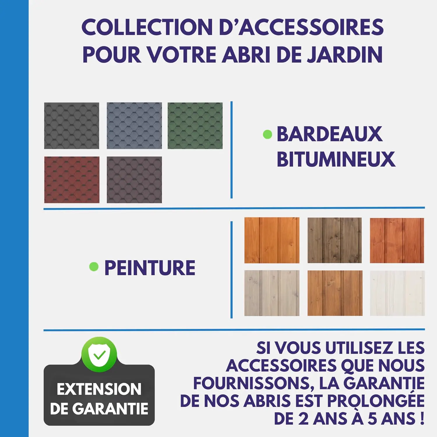 Abri de jardin en bois en bois naturel 15 m² vue 7