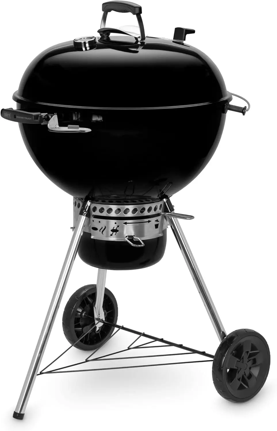 Barbecue weber en aluminium noir vue 3